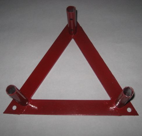 base triangular para torre ventada galvanizada